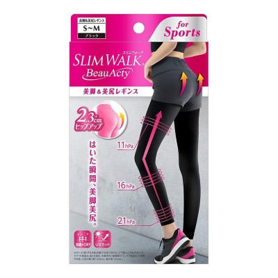 SLIMWALK 美腿运动压力袜裤 提臀 吸汗快干
