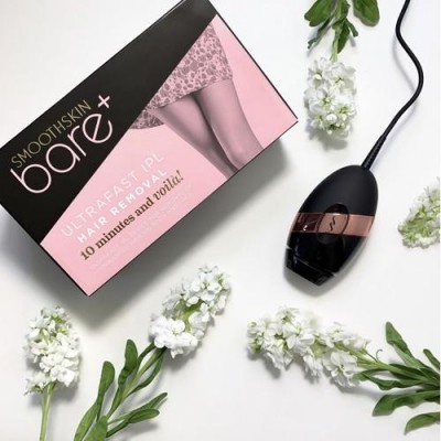 英国 SMOOTHSKIN Bare Plus超快 IPL 脱毛机 (黑色间玫瑰金色)