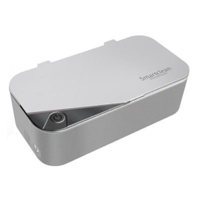 SMARTCLEAN Vision 7 金属外壳超声波眼镜清洗机 (银色)