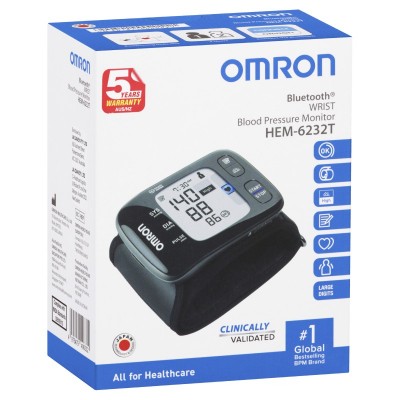 OMRON HEM-6232T 蓝牙智能一体式手腕血压计