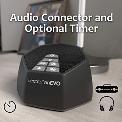 美国 LectroFan EVO 睡眠机睡眠神器海浪声白噪音快速入睡