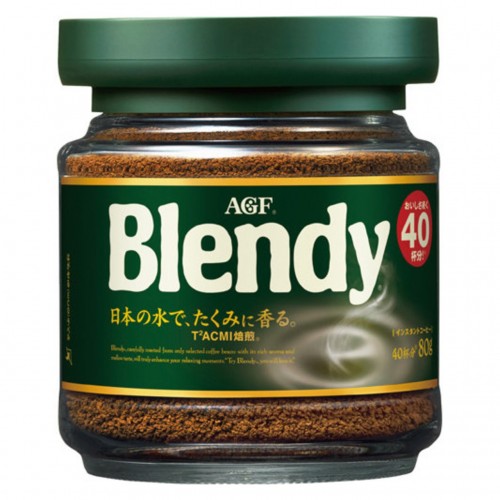 AGF - Blendy即溶黑咖啡粉 (绿瓶) 80g