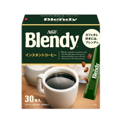 AGF - Blendy经典无糖黑咖啡 30包盒装