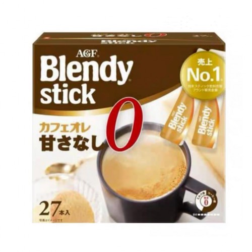 AGF - Blendy即冲低糖牛奶咖啡 27包盒装