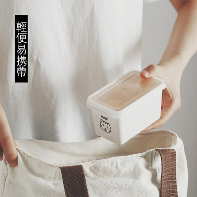 日式卡通食物保鲜盒2个装