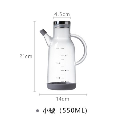 日式厨房用不锈钢盖油壶