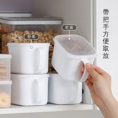 日本制NAKAYA食品密封盖保鲜盒收纳盒