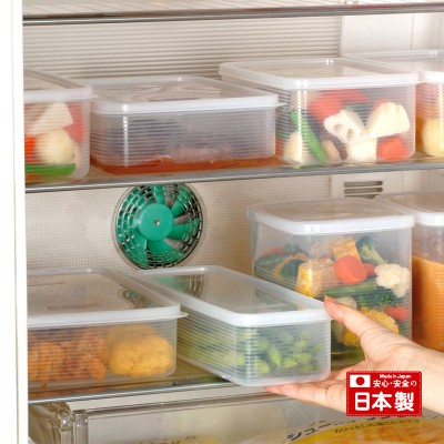日本制inomata有盖保鲜盒收纳盒