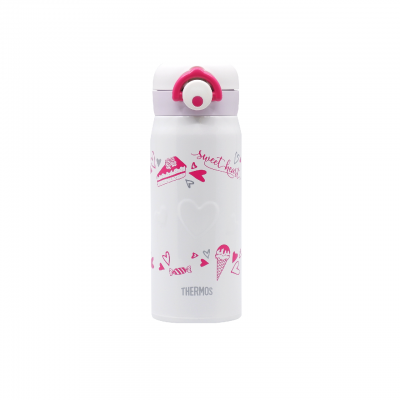 THERMOS 400毫升真空保温瓶 (法式甜品风) 超轻
