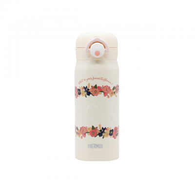 THERMOS 400毫升真空保温瓶 (小清新碎花) 超轻
