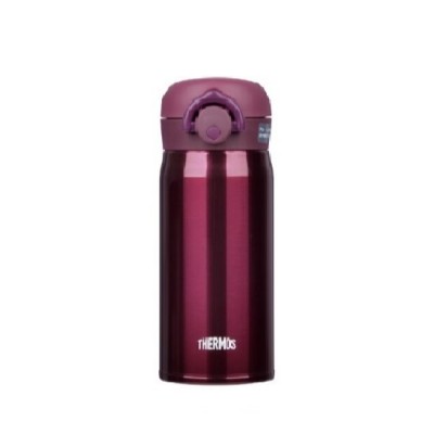 THERMOS 350毫升真空保温瓶 (酒红) 超轻