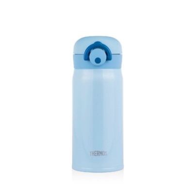 THERMOS 350毫升真空保温瓶 (粉蓝) 超轻