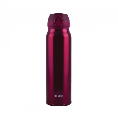 THERMOS 750毫升真空保温瓶 (深红色) 超轻