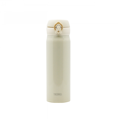 THERMOS 500毫升真空保温瓶 (奶油白) 超轻