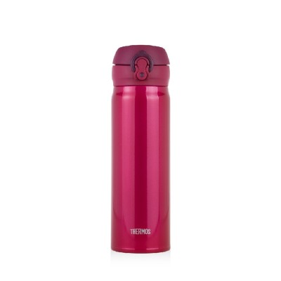 THERMOS 500毫升真空保温瓶 (酒红) 超轻