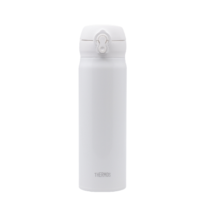 THERMOS 500毫升真空保温瓶 (亮白色) 超轻