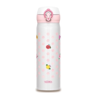 THERMOS 500毫升真空保温瓶 (圆点碎花) 超轻