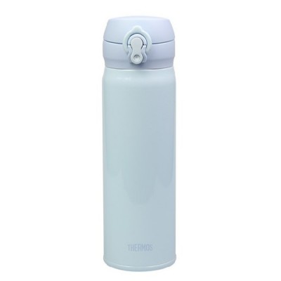 THERMOS 500毫升真空保温瓶 (淡粉蓝) 超轻