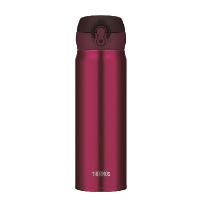 THERMOS 500毫升真空保温瓶 (酒红) 超轻