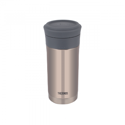 THERMOS 350毫升真空茶隔保温瓶 (银色) 连茶隔