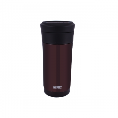 THERMOS 350毫升真空茶隔保温瓶 (棕色) 连茶隔