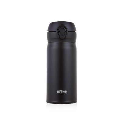 THERMOS 350毫升真空保温瓶 (纯黑色) 超轻