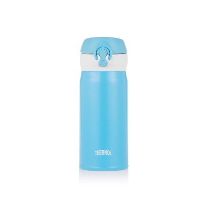 THERMOS 350毫升真空保温瓶 (蓝白) 超轻