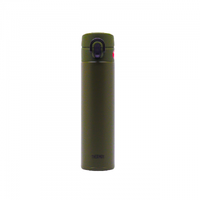 THERMOS 400毫升真空保温瓶 (军绿) 超轻