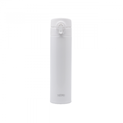 THERMOS 400毫升真空保温瓶 (光面白) 超轻