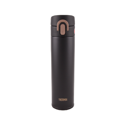 THERMOS 400毫升真空保温瓶 (哑黑) 超轻