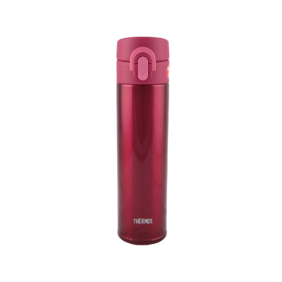 THERMOS 400毫升真空保温瓶 (金属红) 超轻