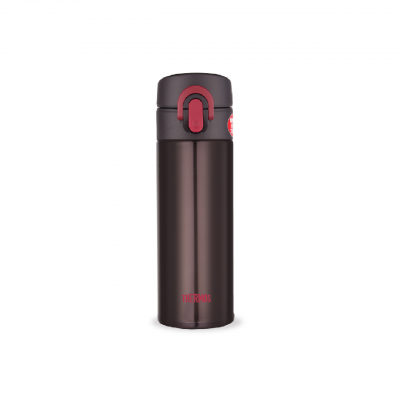 THERMOS 300毫升真空保温瓶 (黑红色) 超轻