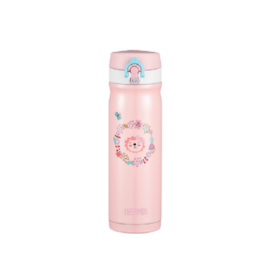 THERMOS 500毫升真空保温瓶 (小狮子 - 粉红)