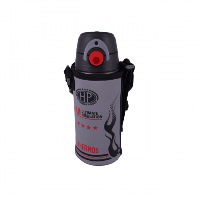 THERMOS 600毫升双盖真空保温瓶 (黑色)