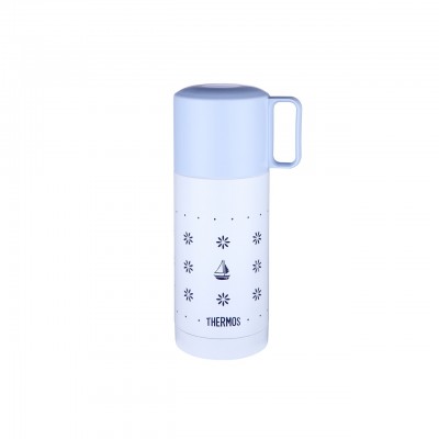 THERMOS 350毫升真空保温瓶 (粉蓝)