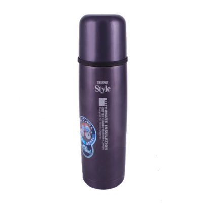 THERMOS 470毫升真空保温瓶 (金属黑)