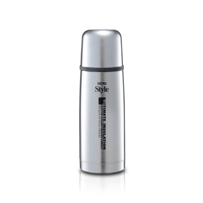 THERMOS 350毫升真空保温瓶 (不锈钢银)