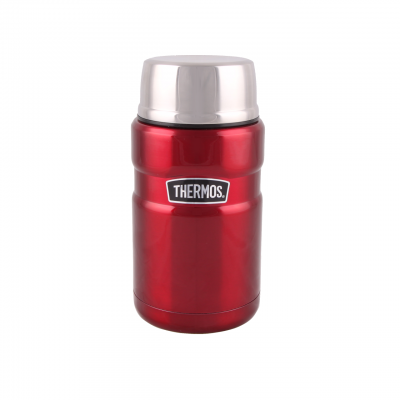 THERMOS 710毫升真空焖烧罐 (红色)