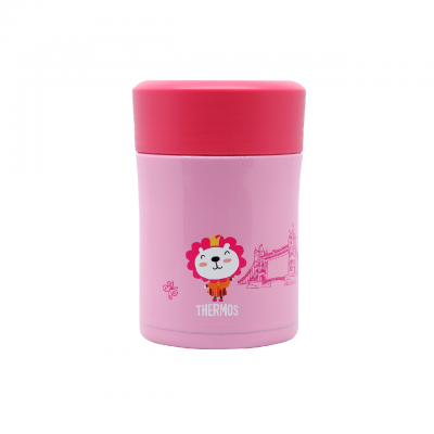 THERMOS 470毫升真空焖烧罐 (小狮子 - 粉红)