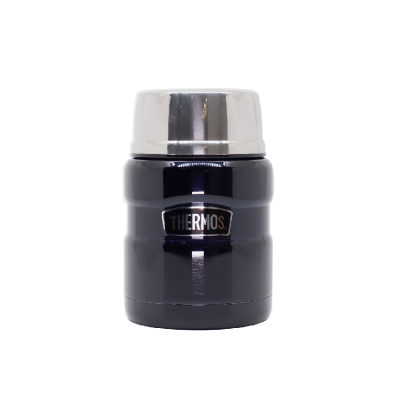 THERMOS 470毫升真空焖烧罐 (光面黑)