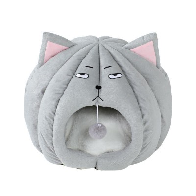 南瓜形可爱保暖舒适宠物屋猫狗通用