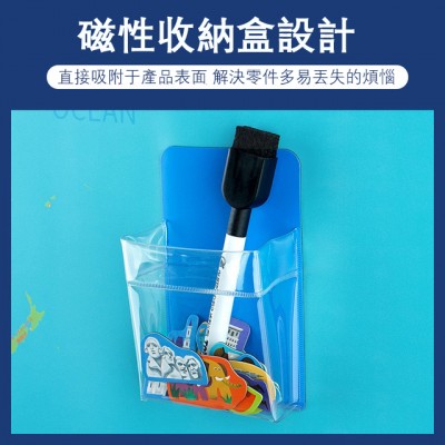 TOI - 可画可擦益智世界地图磁力拼图墙贴 (3岁+)