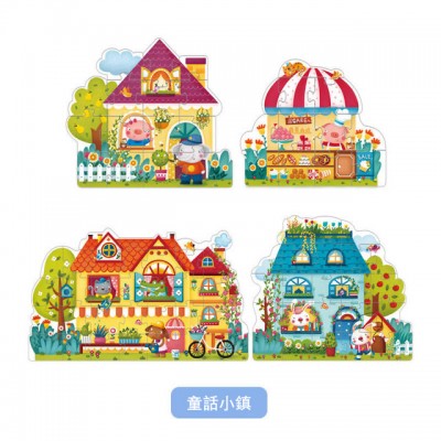 MIDEER - 幼童益智4合1主题拼图 (缤纷四季)